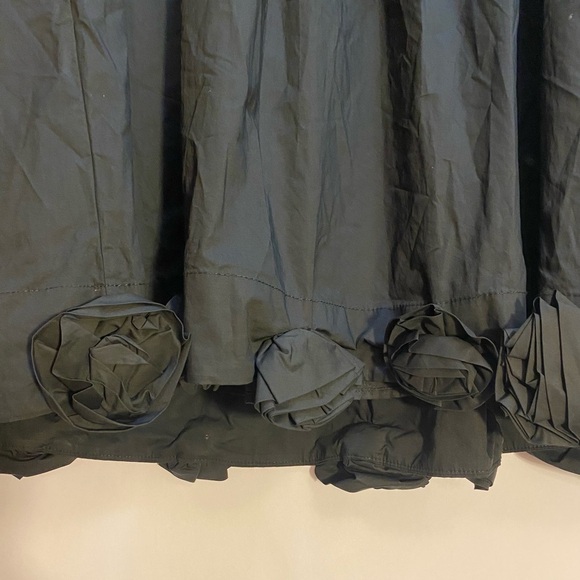 English Factory Women's Poplin Corsage Mini Dress, Black Size Medium NWT - Picture 11 of 16